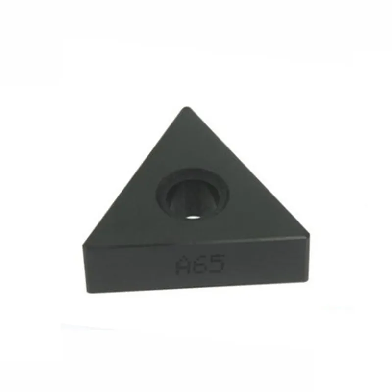 Insertos de torneado CNC de cerámica completa, hoja de corte para enfriar acero duro muerto, 10 piezas, TNGA160404 / 160408 / 160412 A65