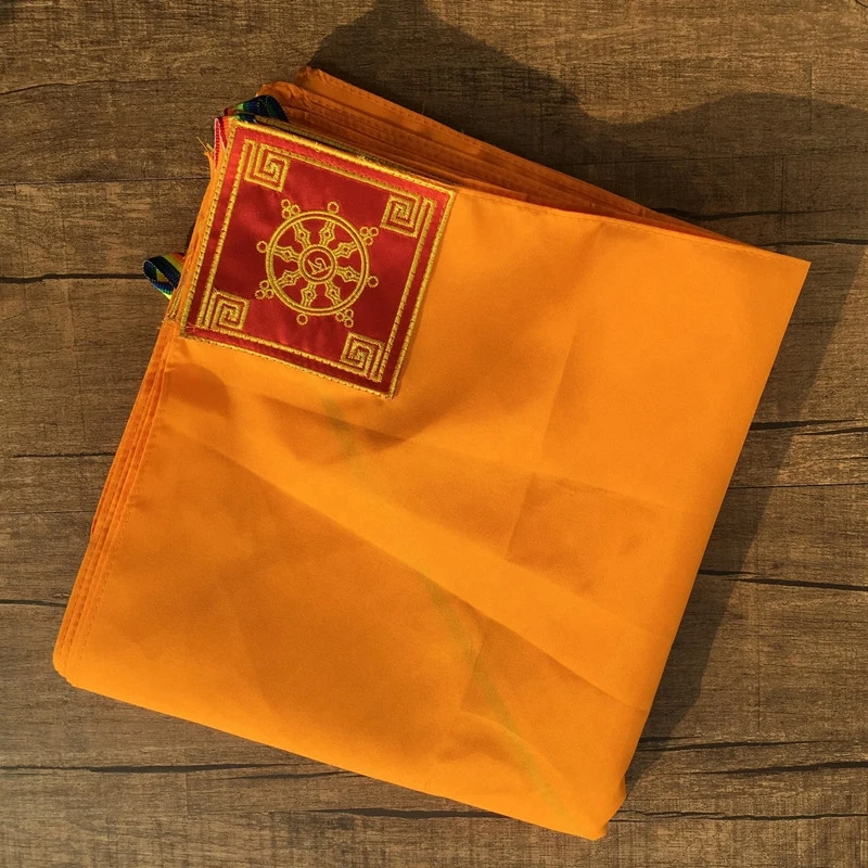 Tibetan Style Scripture Book Bag Linen Cotton Square Handwritten Table Pad Tablecloth Cover Cloth Plus Size