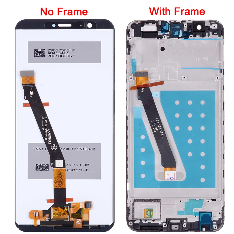 P Smart LCD For Huawei P Smart LCD With Frame 5.65 Inch Screen For Huawei Enjoy 7S FIG LX1 LX3 LCD Display Assembly