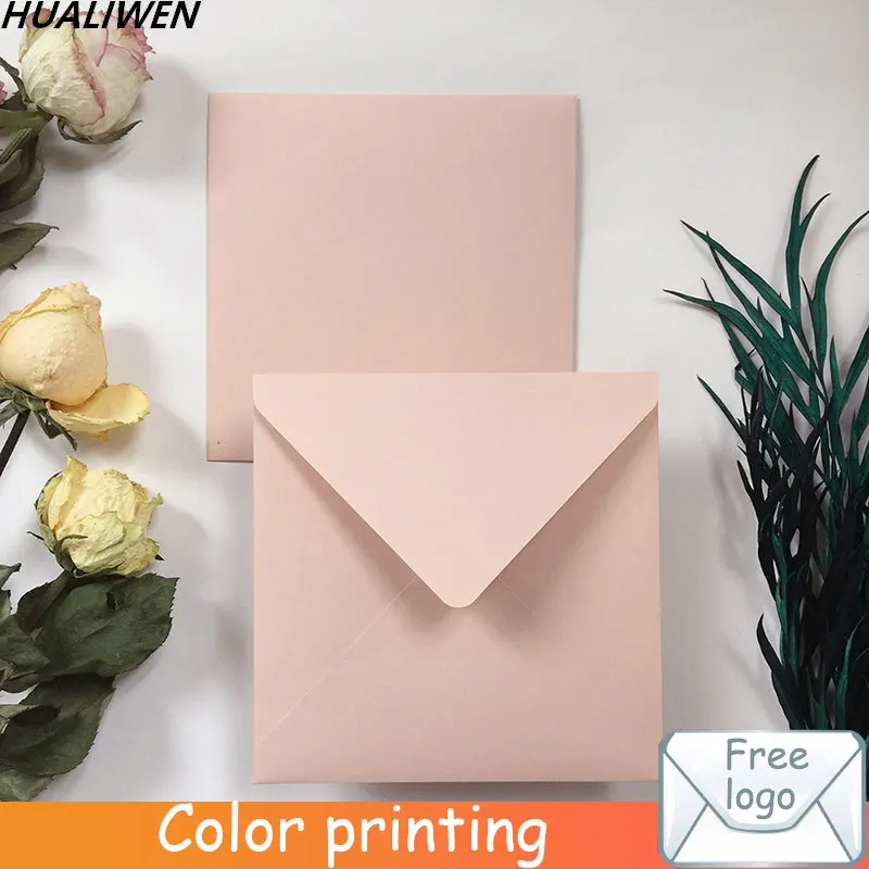 16x16cm Solid Color Blank Paper Envelope For Wedding Party Invitation Message Card Postcard Bag Gift Envelope