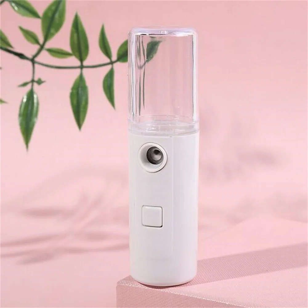 Mini Nano Mist Sprayer Cooler Facial Steamer Humidifier USB Rechargeable Face Moisturizing Nebulizer Portable  Skin Care Tools