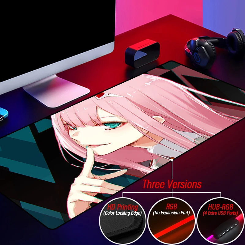 

Коврик для мыши с 4 USB-портами и RGB-подсветкой