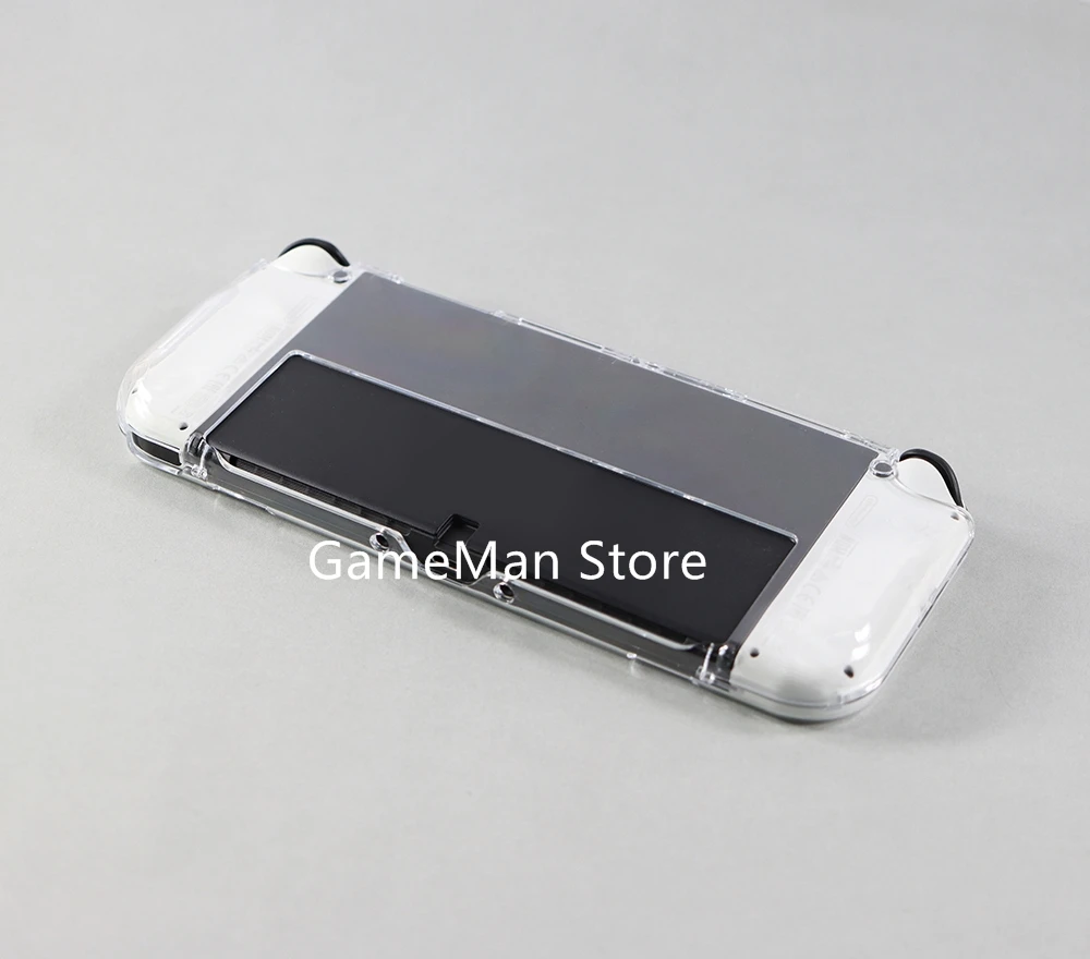 1 unidad para NS Nintendo Switch Oled funda de cristal transparente de alta calidad funda protectora