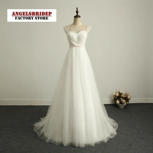 

New Style Cap Sleeve Tulle Wedding Dress 2021 Wedding Vestido De Noiva A-Line Beaded Wedding Dresses Robe De Mariee Court Train