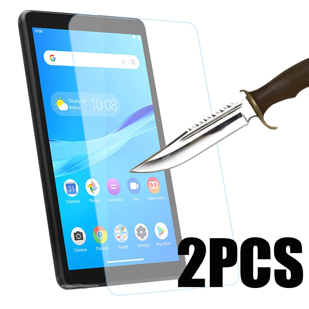 2PCS glass screen protector for Lenovo tab M7 TB-7305 M8 HD/FHD TB-8505 M10 PLUS TB-X606 7'' 8'' 10.1'' tablet protective film