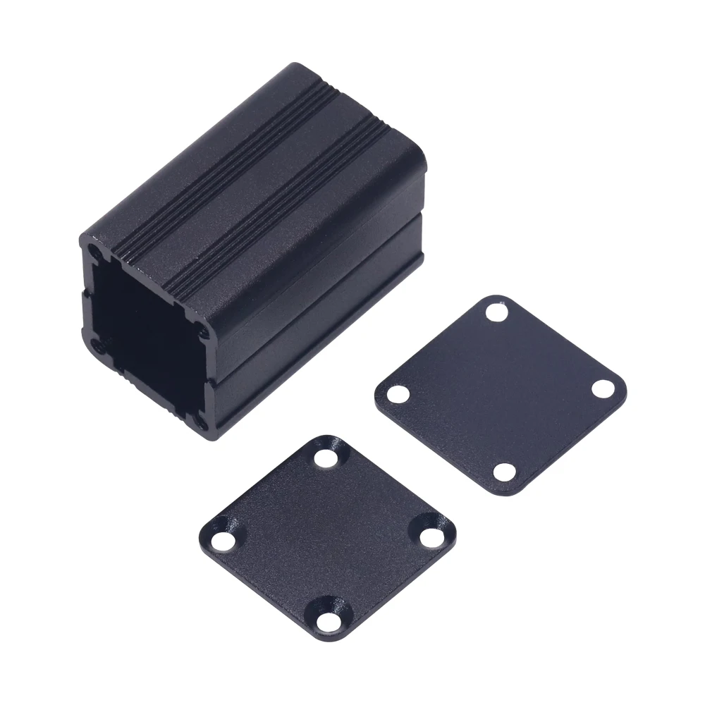 Aluminum Junction Box Waterproof Black Extruded Electronic Enclosure Case 40x25x25mm DIY Electronic Project Box Split Type