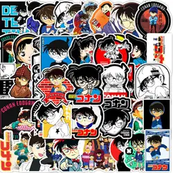 Pegatinas de Anime de Detective Conan para niños, 10/30/50 piezas, grafiti, para coche, bicicleta, monopatín, Maleta de viaje, teléfono, portátil, equipaje