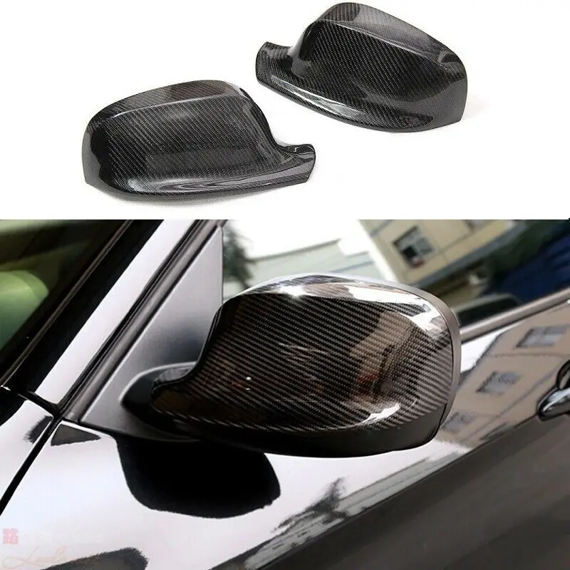 

Real Carbon Fiber Car Rear View Wing Mirror Cover Caps Accessories Fit For BMW X3 F25 X1 E84 2011-2013