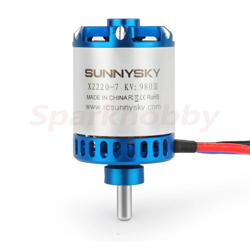 Sunnysky X2220-III 2220 980KV 1400KV 4mm Long Shaft 3-4S Lipo FPV Brushless Motor 15E Fixed-wing Quadcopter Multicopter Airplane