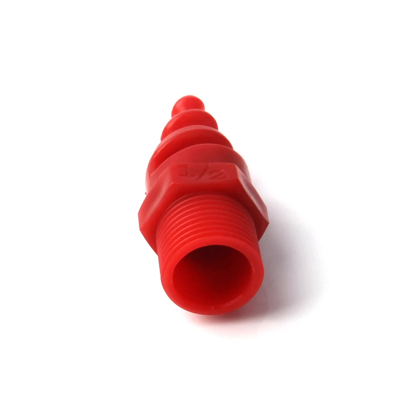 

20pcs/lot 3/8" Male Thread Plastic Plastic Spiral Nozzle Red Atomization Sprinkler