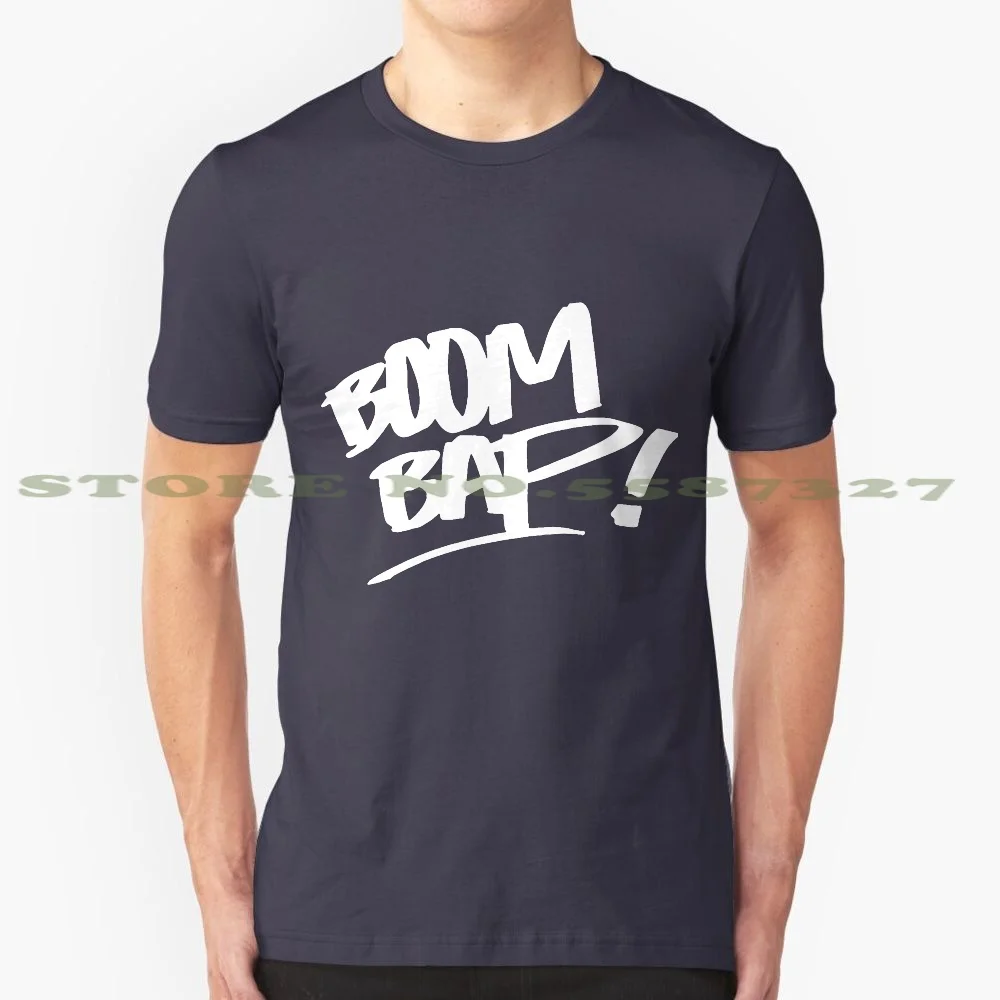 Boom Bap , Original Rap! 100% Pure Cotton T-Shirt Hip Hop Boom Bap Music Krs One Atcq Dj Old School Classic Boot Camp Clik