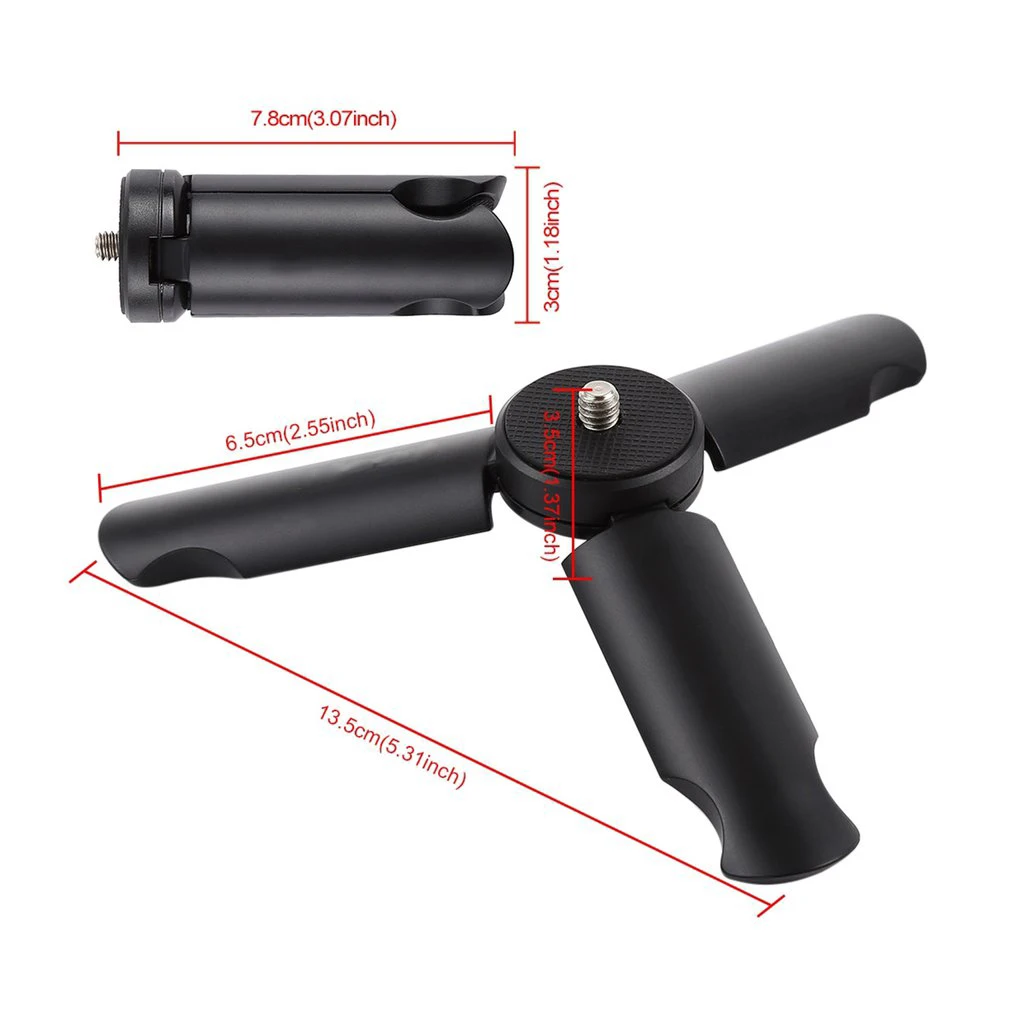 Mini trípode ligero portátil para teléfono, soporte adecuado para Crane M2, SMOOTH Q2, android, iOS, cámara de acción para teléfono inteligente, GoPro Hero 9