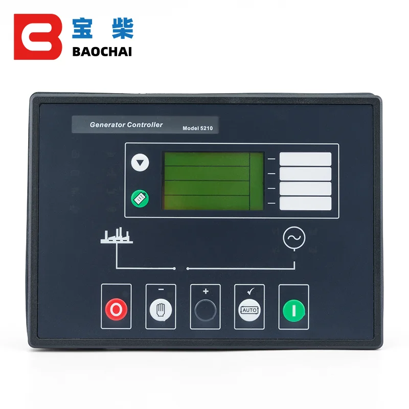 5210 Diesel Generator Set Controller LCD Automatic start genset Ats control box terminal panel alternator part