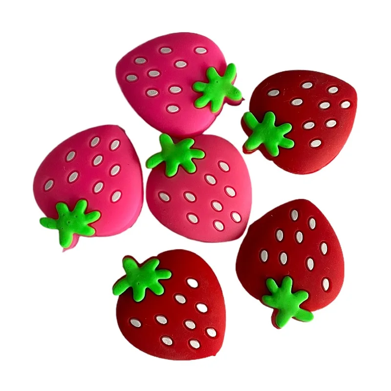 15PCS Free Shipping NEW Strawberry Tennis Racket Vibration Dampeners Silicone Tennis Shock Absorber