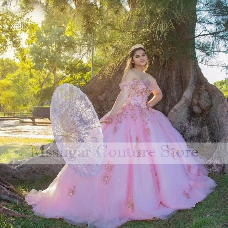 2021 Stunning Cinderella Quinceanera Dresses Sweetheart Applique Ball Gown Sweet 16 Dress Formal Prom Dress