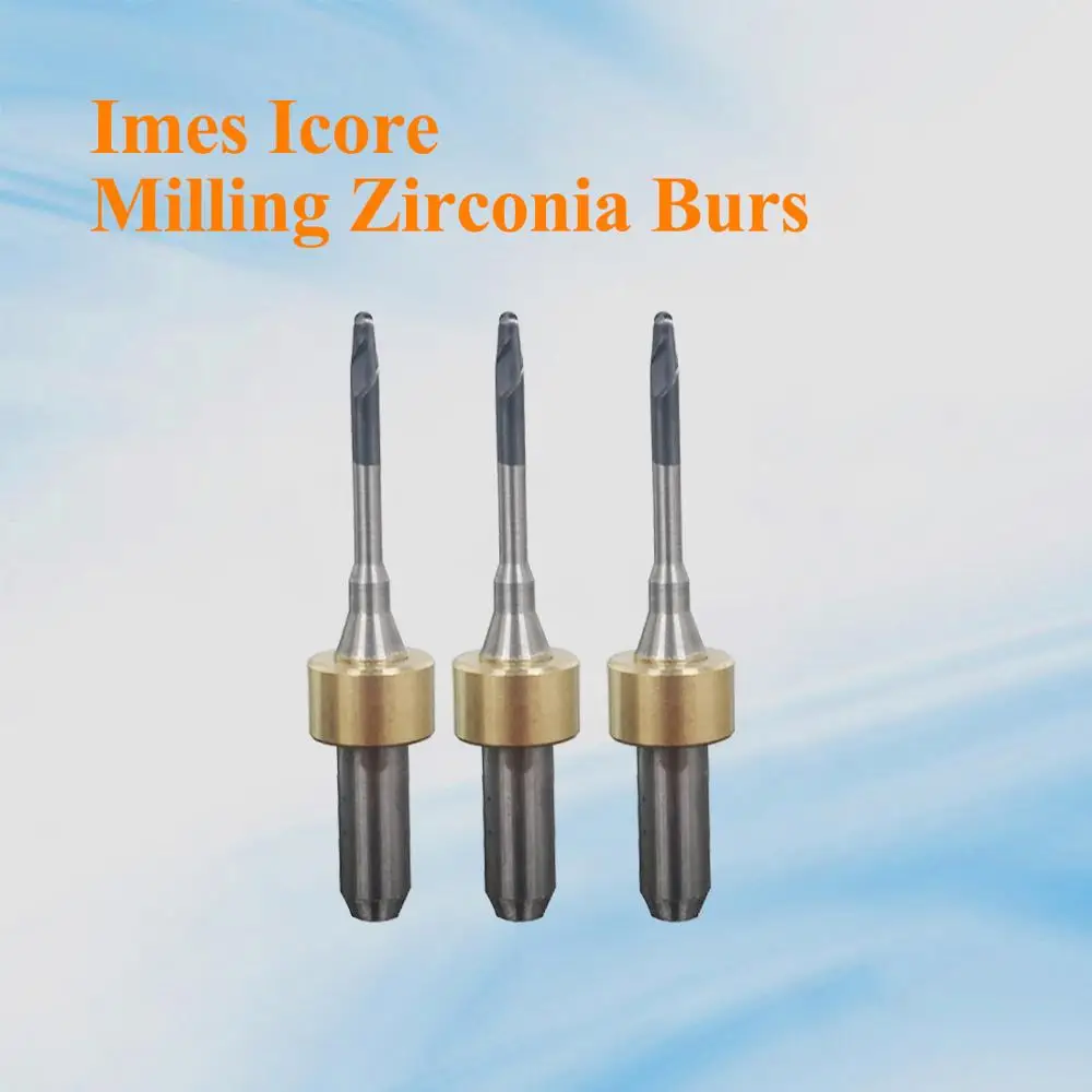 5pcs Imes Icore 550i/750i Shaft 6mm DC Coated Zirconia MIlling Burs CADCAM Cutters