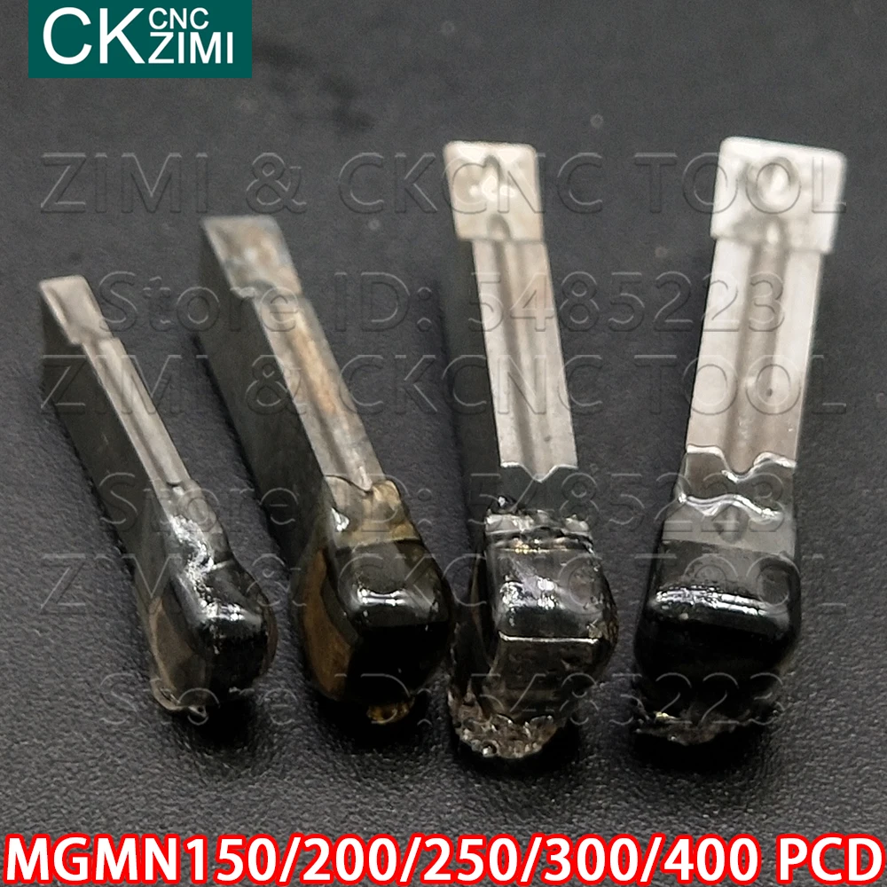 MGMN150 MGMN200 MGMN250 MGMN300 MGMN400 PCD Insert Turning Insert CNC Diamond Lathe Cutter Grooving Blade Tool MGMN for aluminum