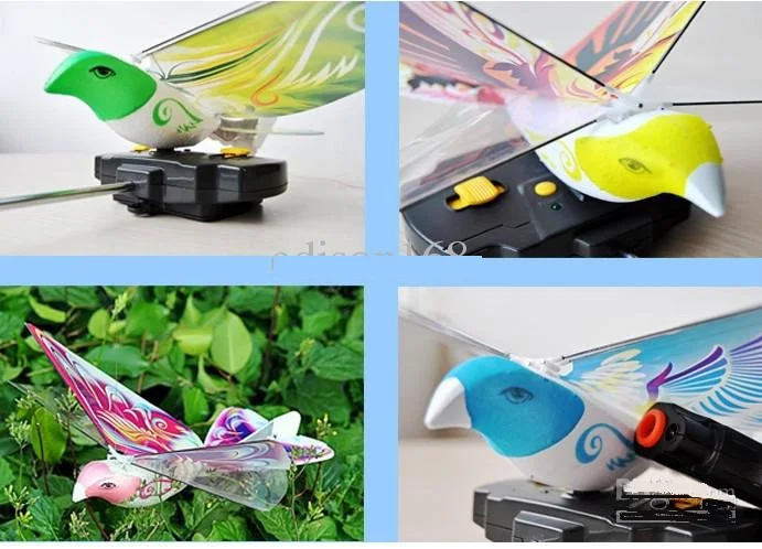 360 Degree Flying RC Bird Toy 2.4 GHz Remote Control Butterfly Helicopter E-Bird Electronic Mini RC Drone Kid Toy Children Gift