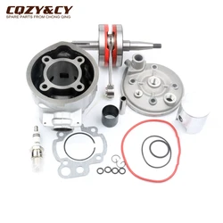 90cc 49mm Big Bore Cylinder Kit & Racing crankshaft for Yamaha DT50 TZR 50 AM6 Minarelli 2 stroke