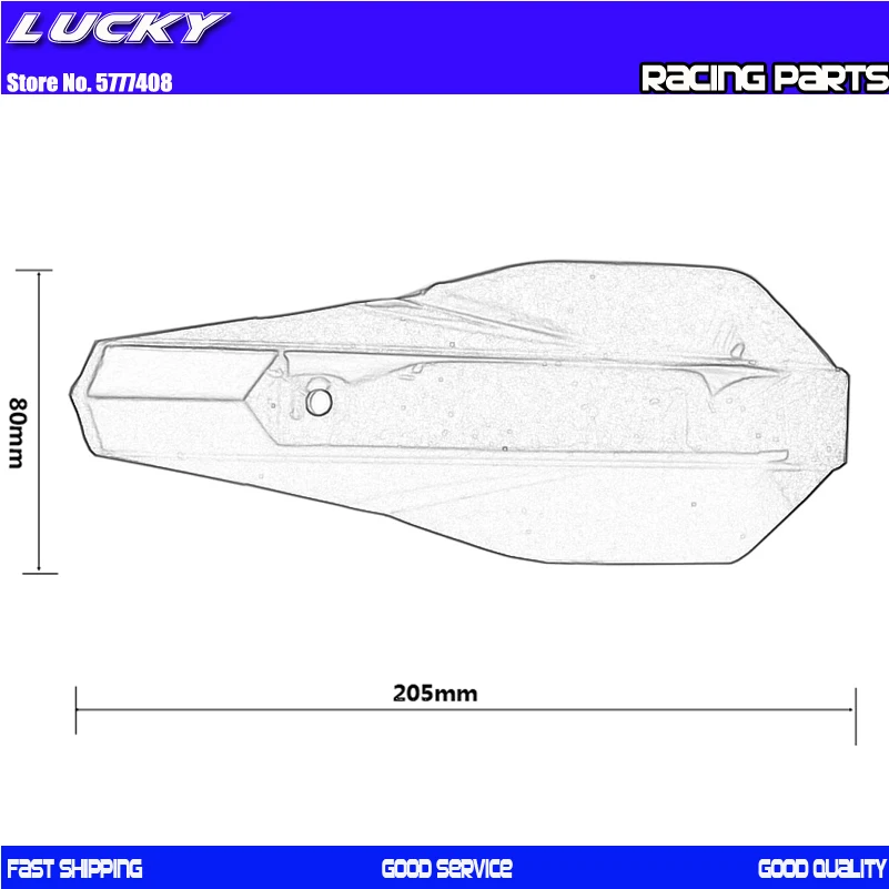 Motorrad Handprotektoren Griffschutz Handschutz Lenker Pro für KTM HONDA Yamaha Suzuki Pit Dirt Bike 22MM 28MM Universal – Detail 4