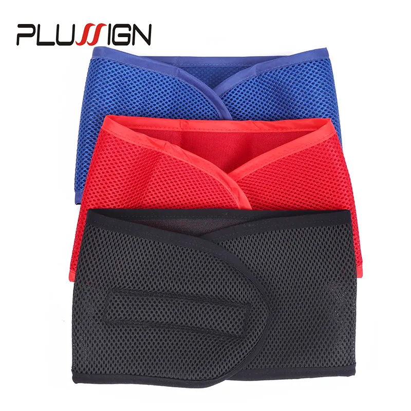 1Pcs Headbands African Black Bath Makeup Foam Mesh Hair Wraps Wig Band Adjustable Breathable Non Slip Hair Bands For Women