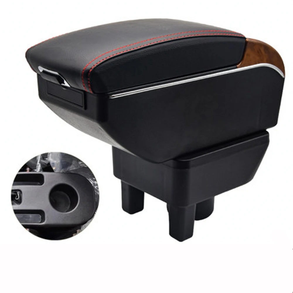 

For New Geely CK Armrest Box Retrofit Parts Center Console Special Storage Space Car Elbow Rest with USB Cup Holder