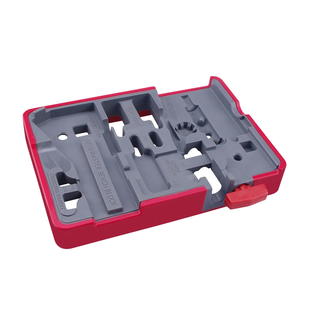 AR-15 Master Bench Block Ultra-Tough Construction AR-15 Repair Tools Bench With 4 Magnet Sturdy Non-slip Surface