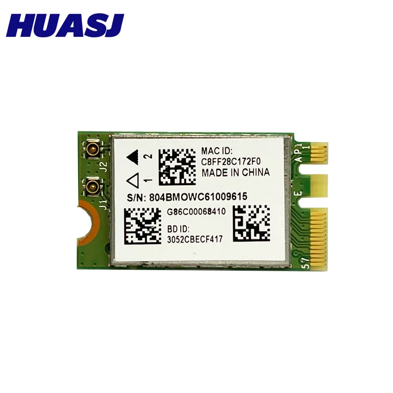 HUASJ Wireless Adapter Card Broadcom BCM943142Y 150Mbps Wlan M.2 NGFF WiFi BT 4.0 802.11b/g/n