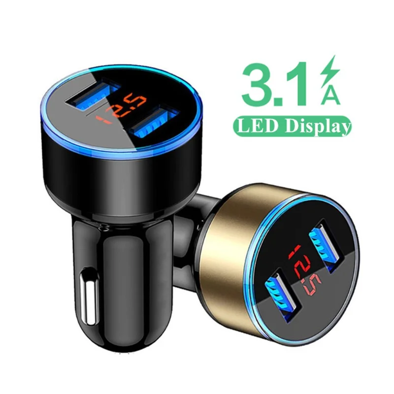 3A USB Fast Charger Car Charger For Xiaomi 11 10T POCO X3 M3 Redmi 9 iPhone 12 11 Pro 7 8 Plus Mobile Phone Adapter Car Charger