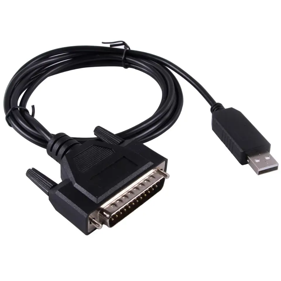 USB to RS232 DB25 Serial Cable for CNC Control