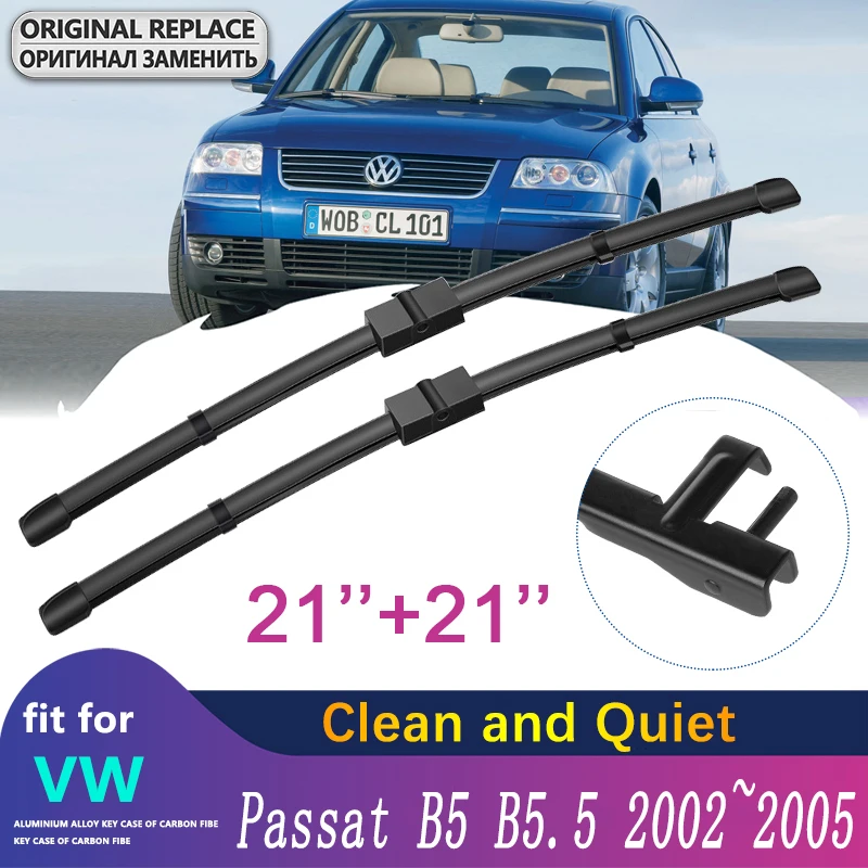 Car Wiper Blade Windscreen for Volkswagen VW Passat B5 B5.5 2002 2003 2004 2005 Front Windshield Wipers Car Accessories Stickers