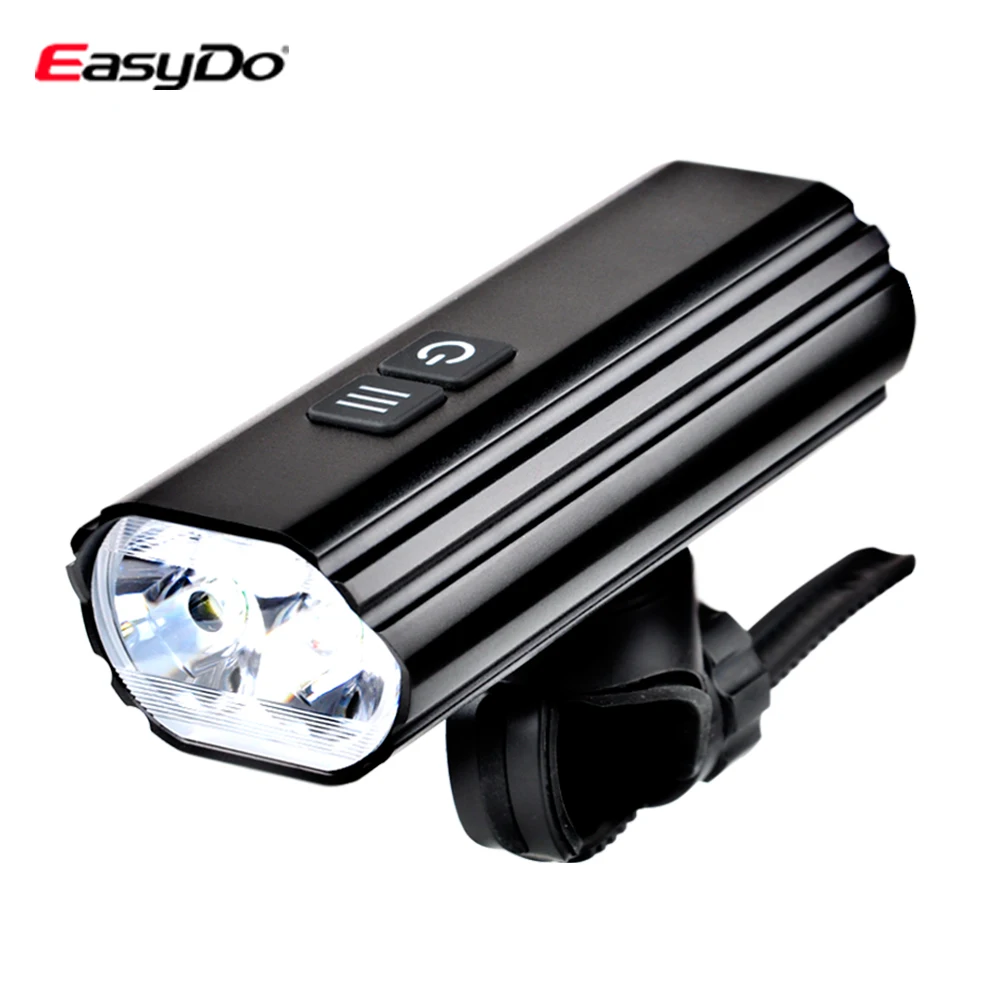 EasyDo Bike Light Rainproof USB Rechargeable LED 1800Lumen MTB Front Lamp Headlight Aluminum Ultralight Flashlight Bicycle Light