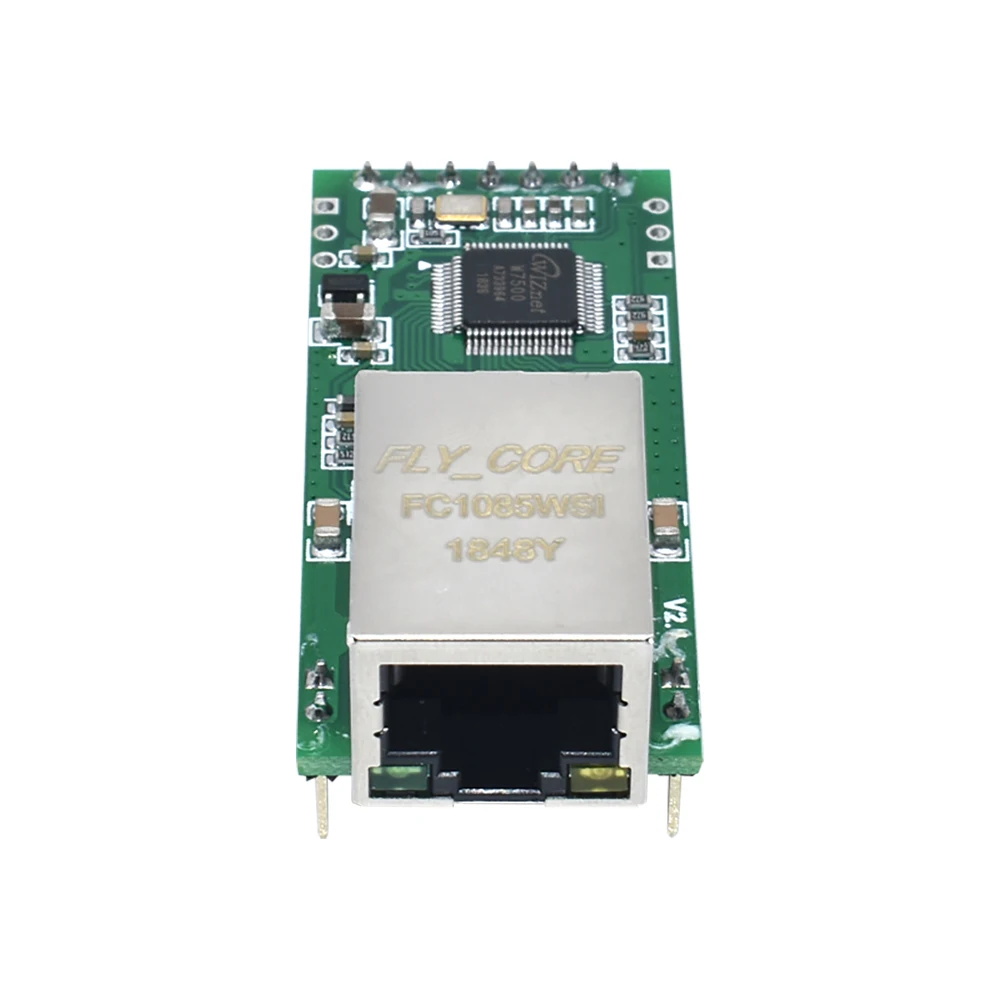 FS100P USR-TCP232-T2 Tiny Serial Ethernet Converter Module Serial UART TTL to Ethernet TCPIP Module Support DHCP and DNS