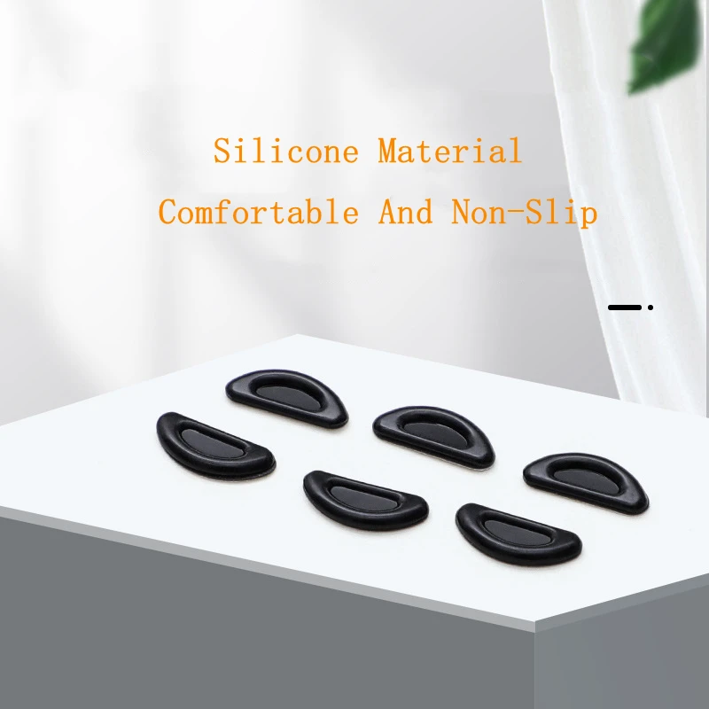 

Concave-Convex D-Shaped Glasses Nose Pads Silicone Non-Slip Nose Pad Frame Glasses Increase Anti-Indentation Nose Stick