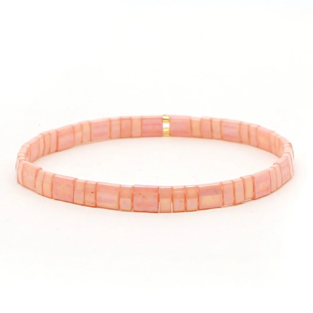 Go2boho تيلا سوار المرأة مجوهرات البوهيمي تمتد بلاط الأساور فتاة اليابانية ميوكي ديليكا الخرز أساور هدايا لها #6