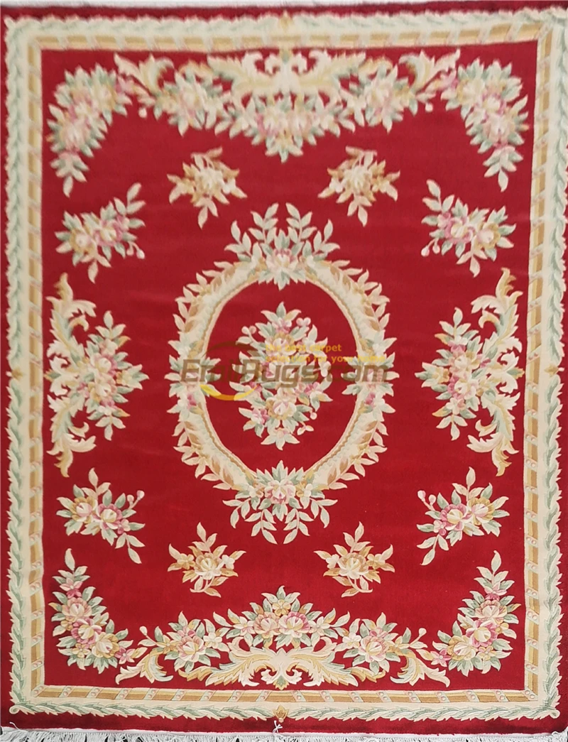 egypt carpet wool french carpet About machine made Thick Plush Savonnerie Rug  137X198cm 4.5'X6.5'