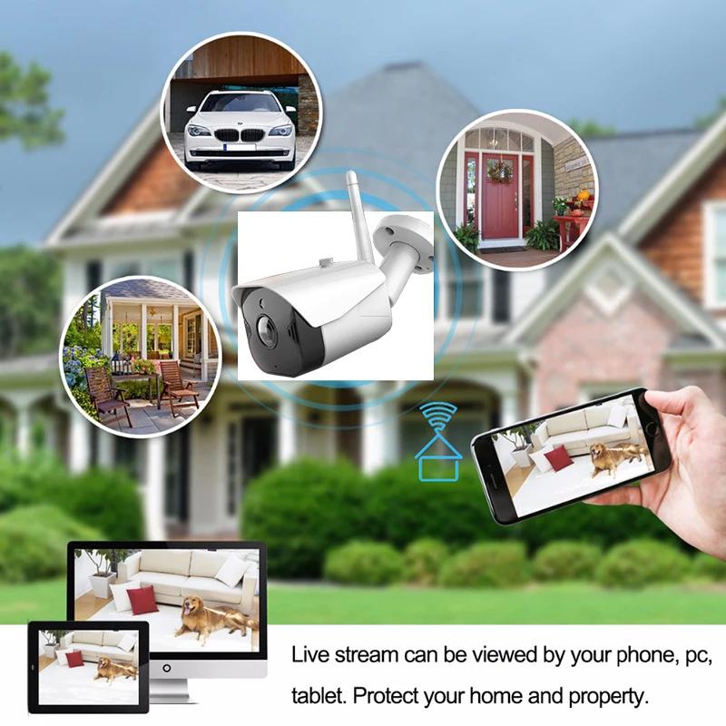 1080P Waterproof Outdoor IP Camera P2P WiFi Security Bullet Camera CCTV Surveillance Camera