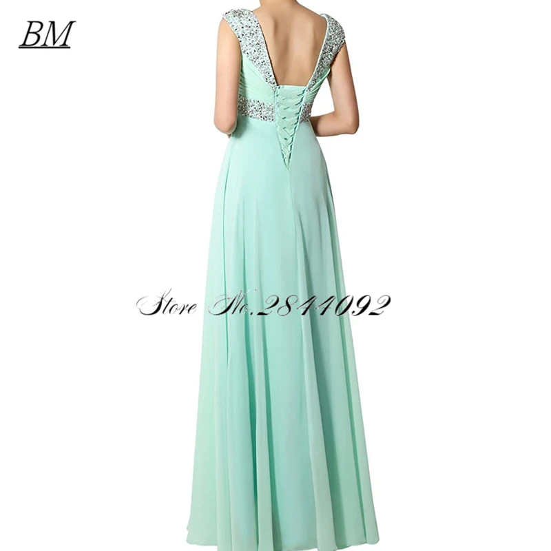 BM New Arrival Gradient Sweetheart czapka z osłoną karku rękawem w stylu Vintage zroszony linii sukienki druhen Ombre sukienki na przyjęcie Vestido De Festa