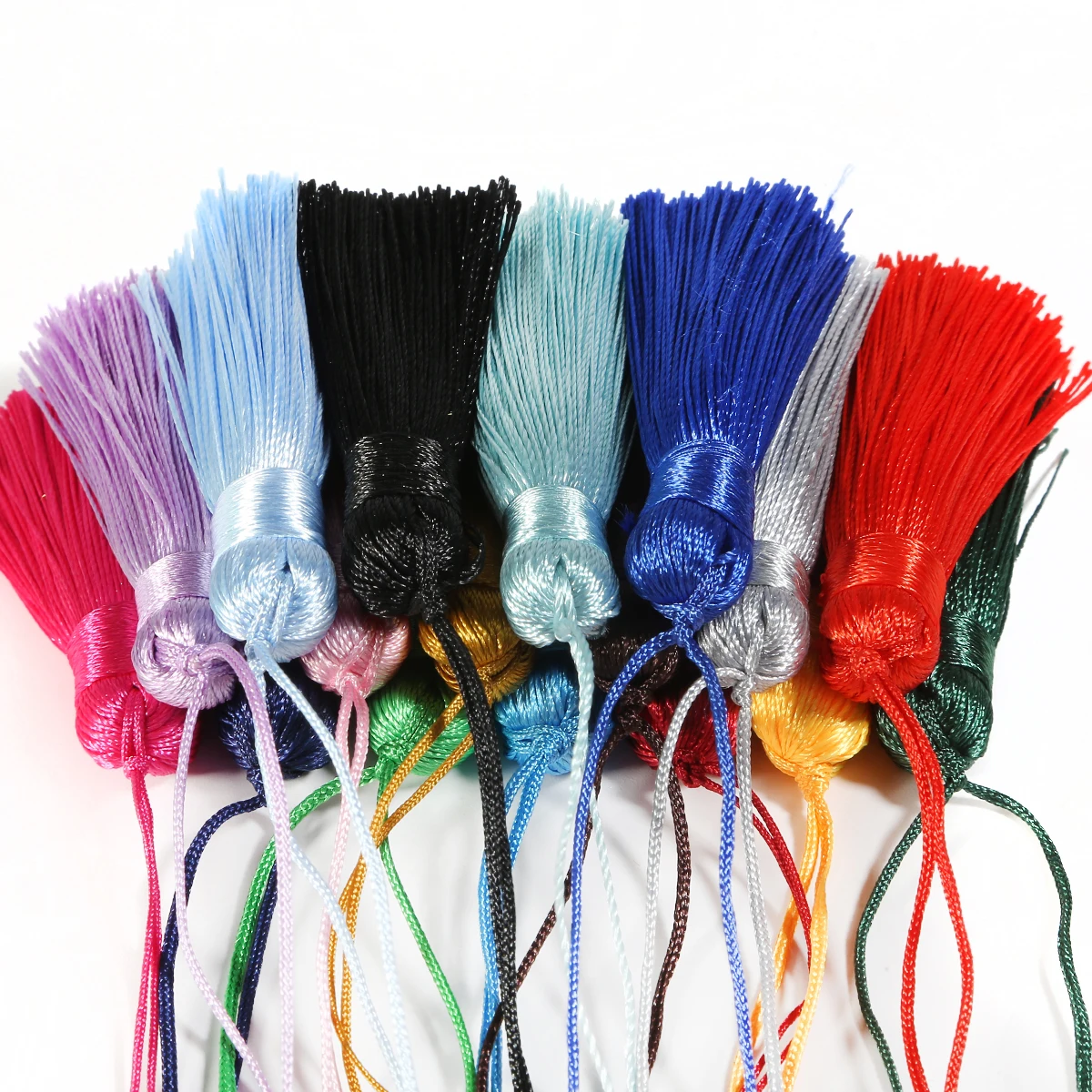 10pcs/lot 5.5cm Polyester Tassel Fringe Brush DIY Craft Tassel Fringe Trim for Curtains Jewelry DIY Wedding Home Decor Accessor