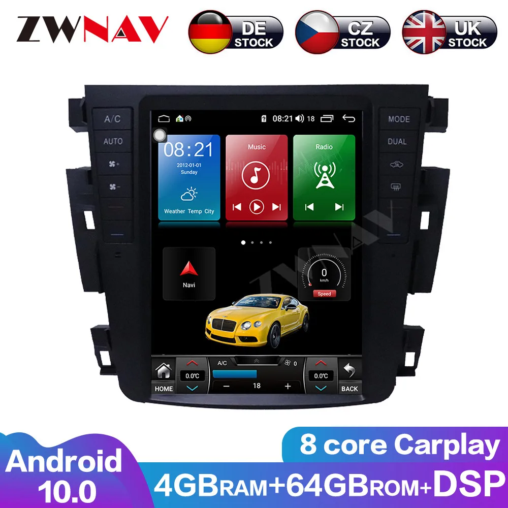 8 Core Carplay Android10 4+64G Tesla Screen DSP For Nissan Teana Car Multimedia Player GPS Navigation DVD Player