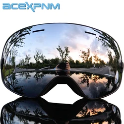 2019 Brand Ski Goggles Double Layers UV400 Anti-fog Big Ski Mask Glasses Skiing Men Women Snow Snowboard Goggles Professional