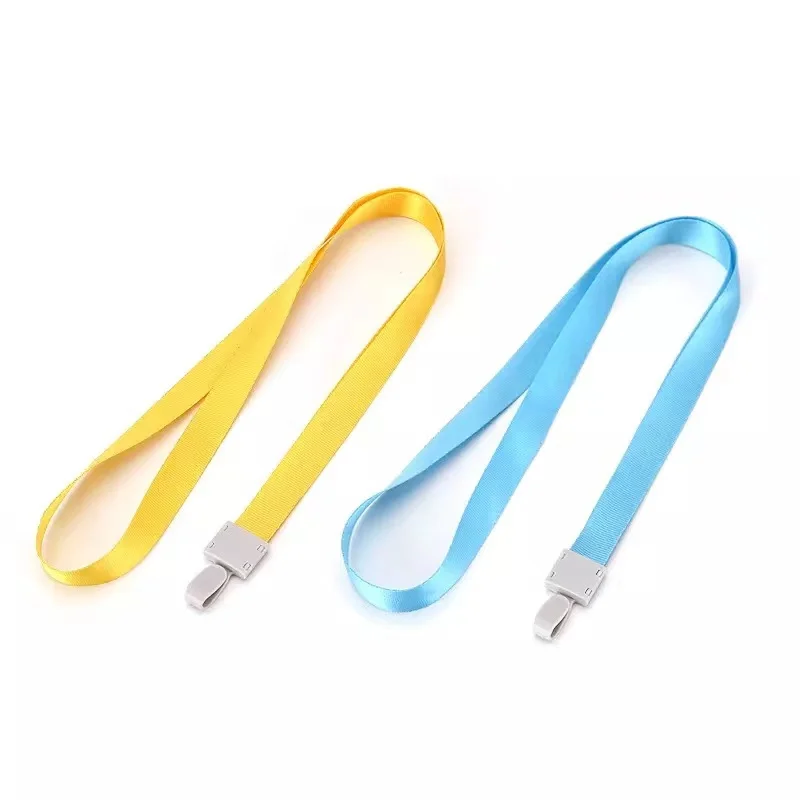 10pcs Cheap Hanging Neck Rope Lanyard for IPhone Mobile Phone Straps Credentials Holder ID Pass Card Name Badge Card Holder Keys