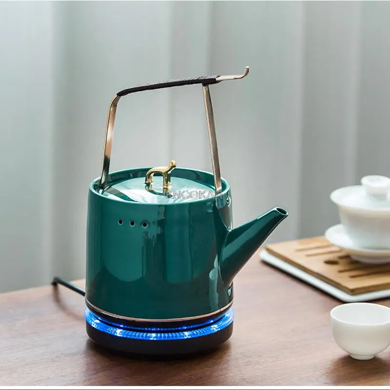 

220V 880ml 1000w Automatic Electric kettle ceramic 24hours Insulation Boiling water Teapot Anti-dry 304 stainless steel