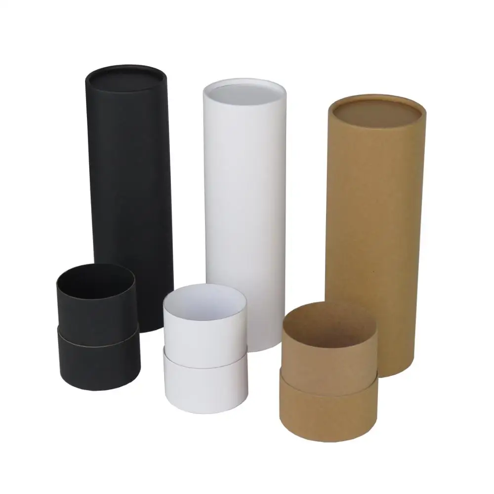 26cm Height 25pack Mailer Paper Cardboard Canister Cylinder Round Jar Bottle Packaging Gift Box Paperboard Tube