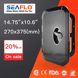 270 * 375 mm Black Hatch Cover For Boat Yacht RV Watertight Anti-UV Non-Skid  Inspection ABS Plastic Door Deck Access SEAFLO