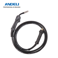 ANDELI Mig Welding Machine Accessories 3M 5M Binzel 15AK MIG Torch Weld Torch with Europ Connector for Mig Welding Machine