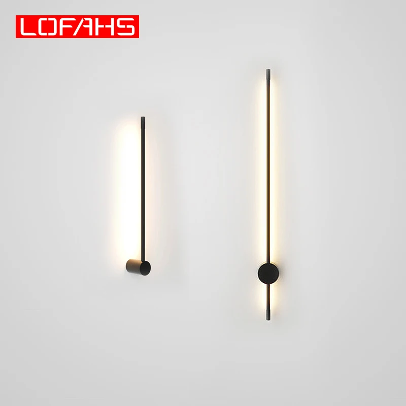 LOFAHS Modern LED Mirror lights Bathroom bedroom headboard wall sconce 0.65M~1.45M Simple living room wall lamp fixtures