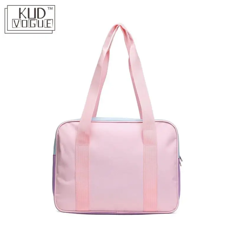 Japanese-style JK pink uniform shoulder bag women\'s large-capacity luggage handbag tote bag messenger bag computer bag