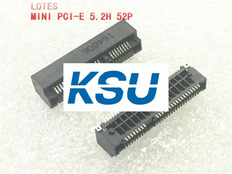 High quality MINI PCI-E 5.2H 52Pin 52-Pin 3G module socket wireless network card slot