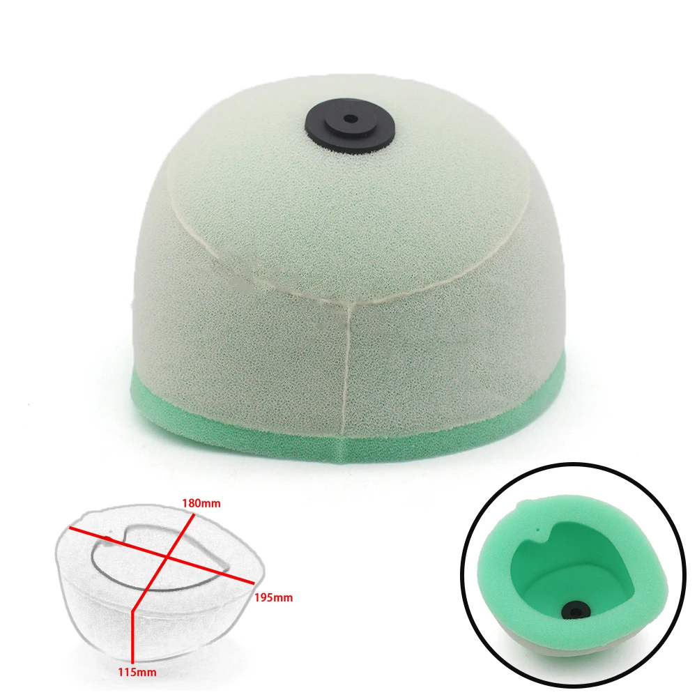 

Motorcycle Replacement Air Intake Filter Sponge Air Filter Cleaner Foam For Honda CR125R CR250R CRF250R/X CRF450R/X